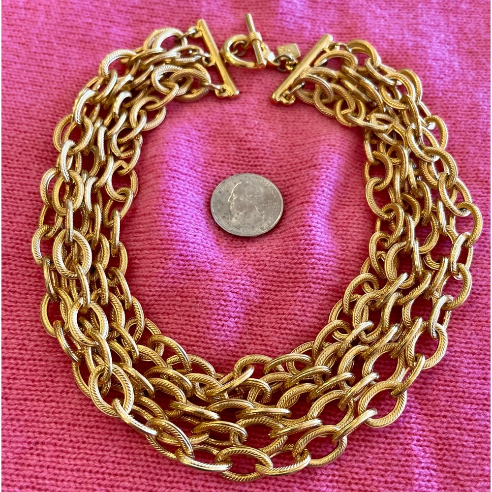 Anne Klein Triple Strand Choker - Picture 15 of 16